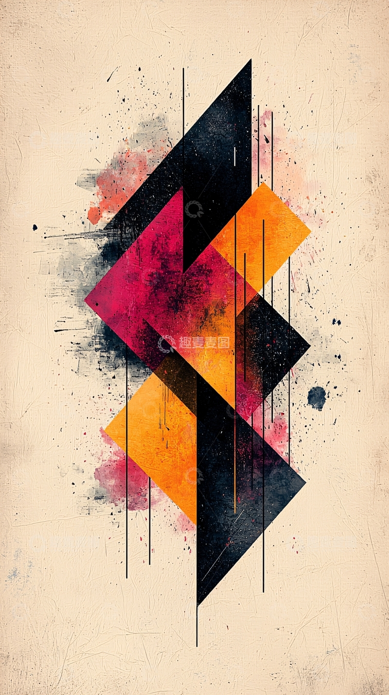 高清大图下载【趣麦麦图】抽象几何图形