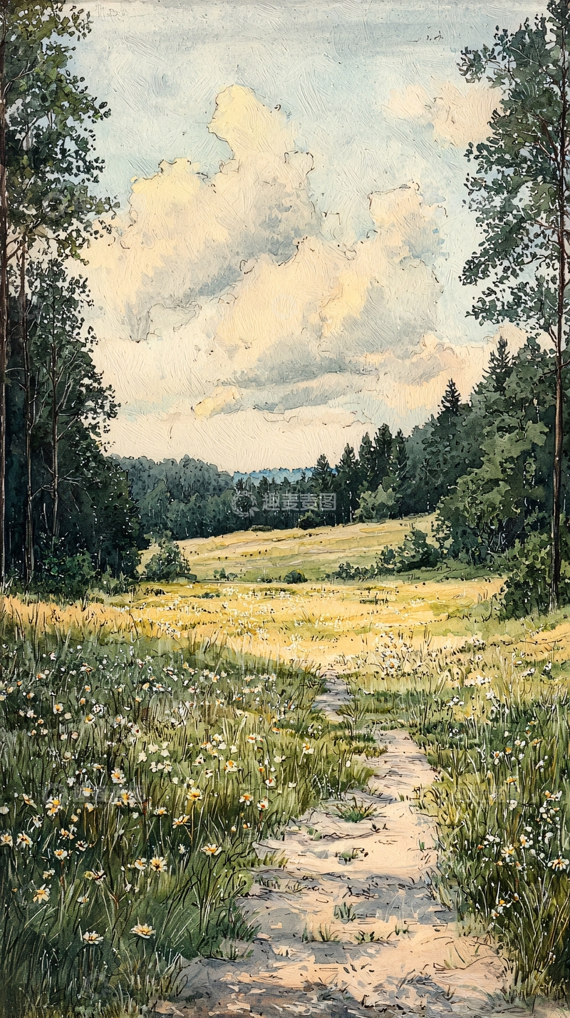 高清大图下载【趣麦麦图】森林小路