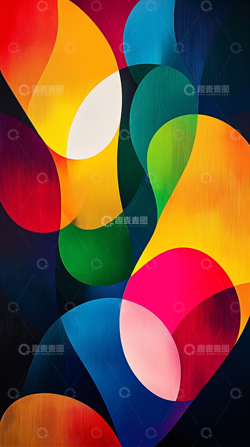 高清大图下载【趣麦麦图】彩色抽象图形