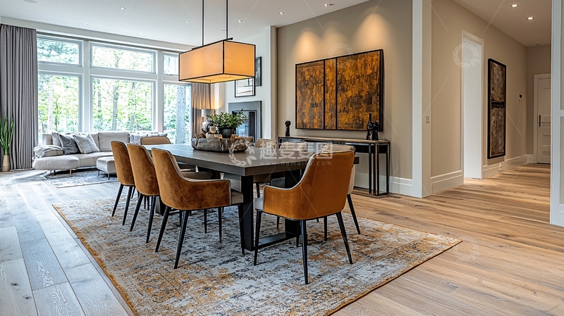 高清大图下载【趣麦麦图】现代简约餐厅设计
