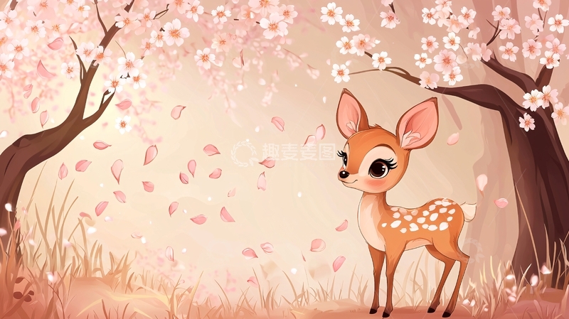 高清大图下载【趣麦麦图】小鹿