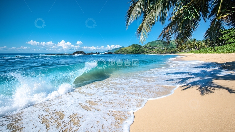 高清大图下载【趣麦麦图】热带海滩