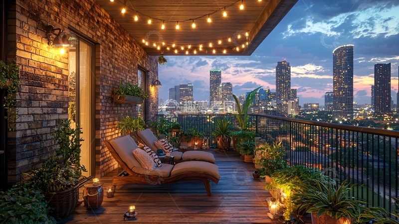 高清大图下载【趣麦麦图】夜景阳台47