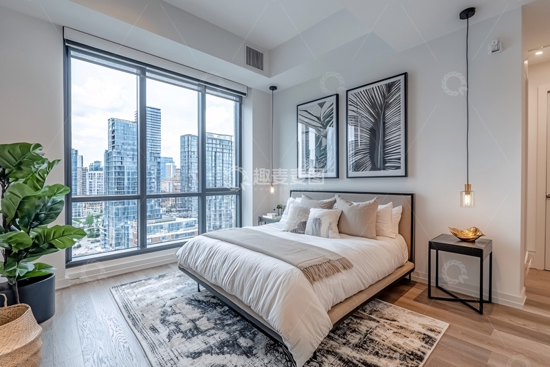 高清大图下载【趣麦麦图】现代简约卧室49