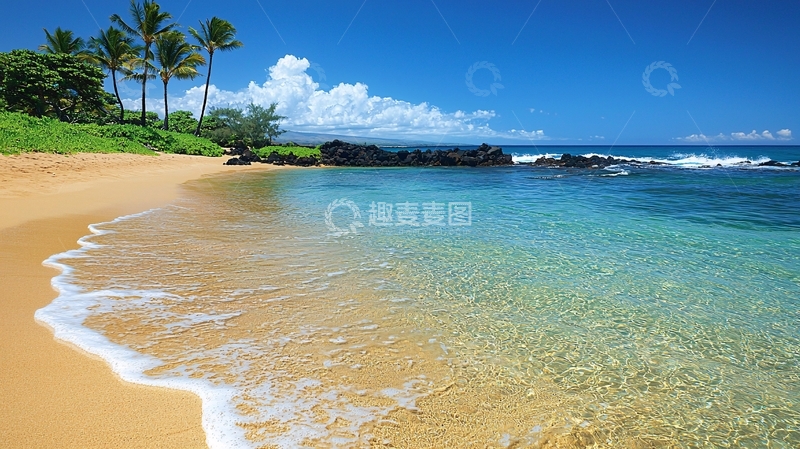 高清大图下载【趣麦麦图】热带海滩