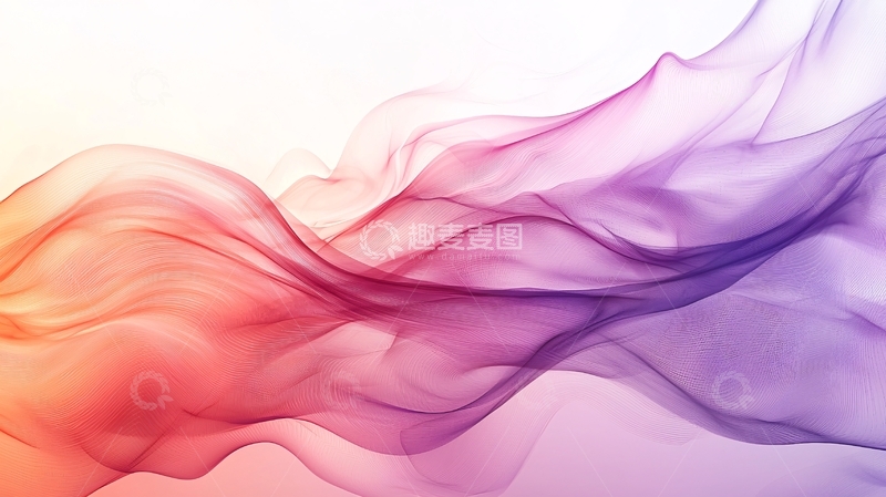 高清大图下载【趣麦麦图】彩色烟雾飘逸