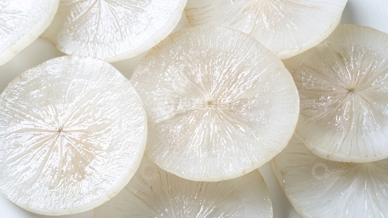 高清大图下载【趣麦麦图】白萝卜切片