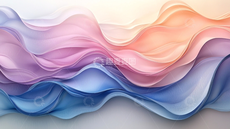 高清大图下载【趣麦麦图】彩色流体渐变
