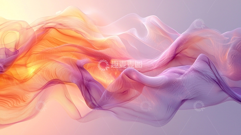 高清大图下载【趣麦麦图】抽象彩色烟雾