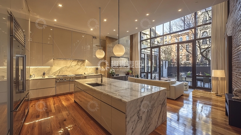 高清大图下载【趣麦麦图】现代简约风格厨房41