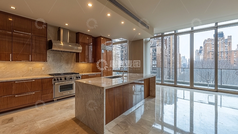 高清大图下载【趣麦麦图】现代化开放式厨房