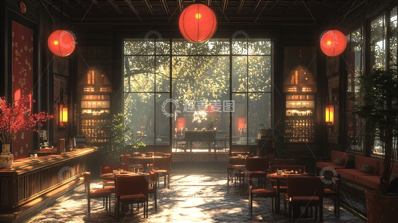 高清大图下载【趣麦麦图】中式餐厅