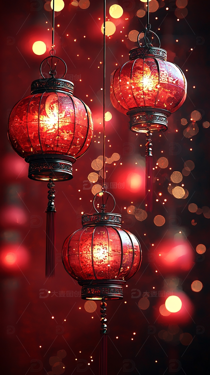 高清大图下载【趣麦麦图】红灯笼