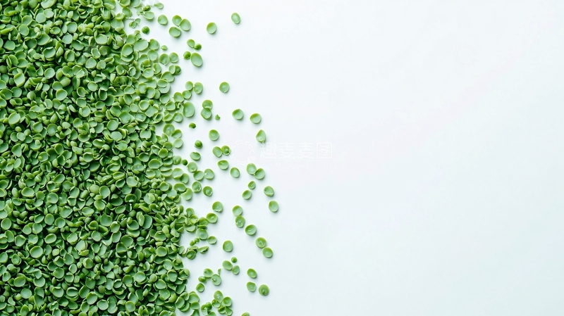 高清大图下载【趣麦麦图】绿色小颗粒