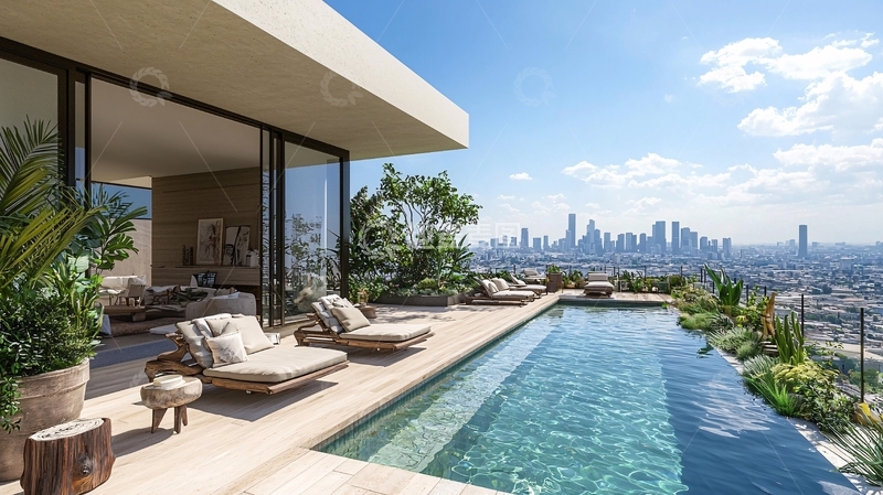 高清大图下载【趣麦麦图】现代简约别墅35