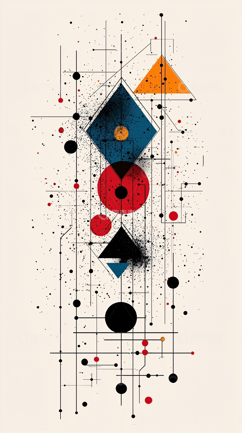 高清大图下载【趣麦麦图】抽象几何图形