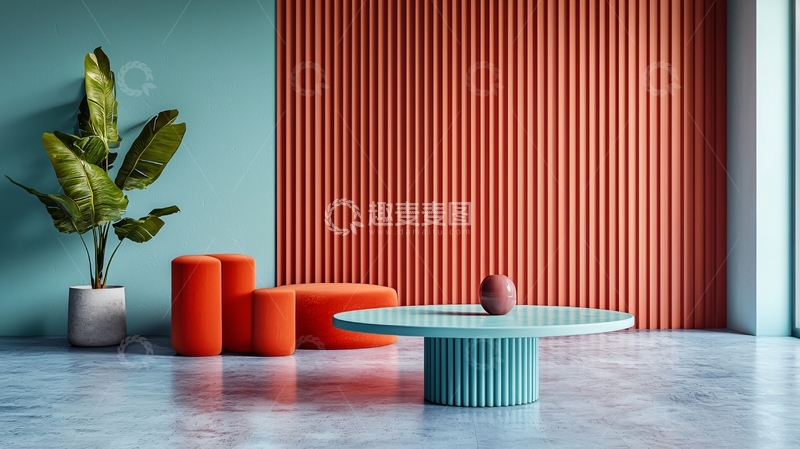 高清大图下载【趣麦麦图】极简风格客厅装饰