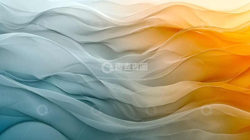 高清大图下载【趣麦麦图】飘逸轻柔的丝绸质感背景