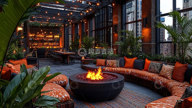 高清大图下载【趣麦麦图】高端酒店露台