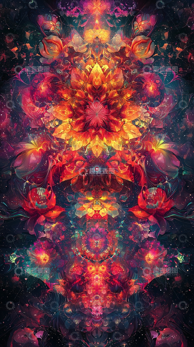 高清大图下载【趣麦麦图】宇宙花朵