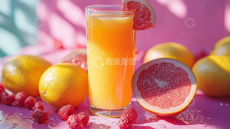 高清大图下载【趣麦麦图】橙汁