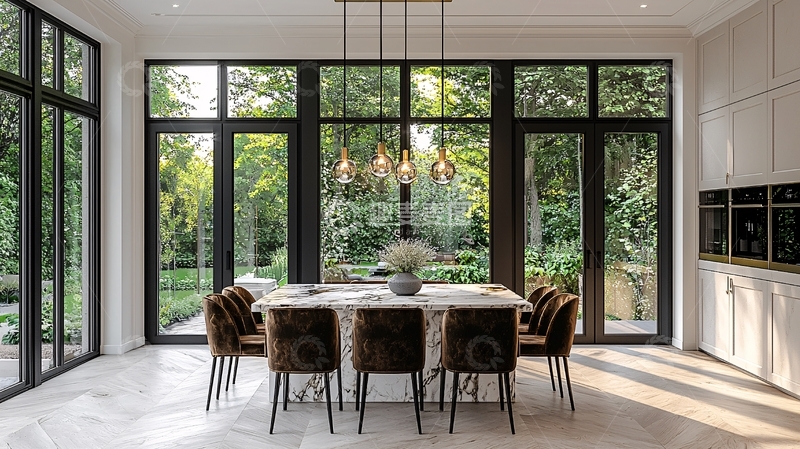 高清大图下载【趣麦麦图】现代简约餐厅设计