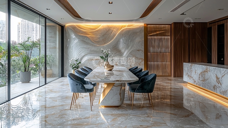 高清大图下载【趣麦麦图】豪华餐厅