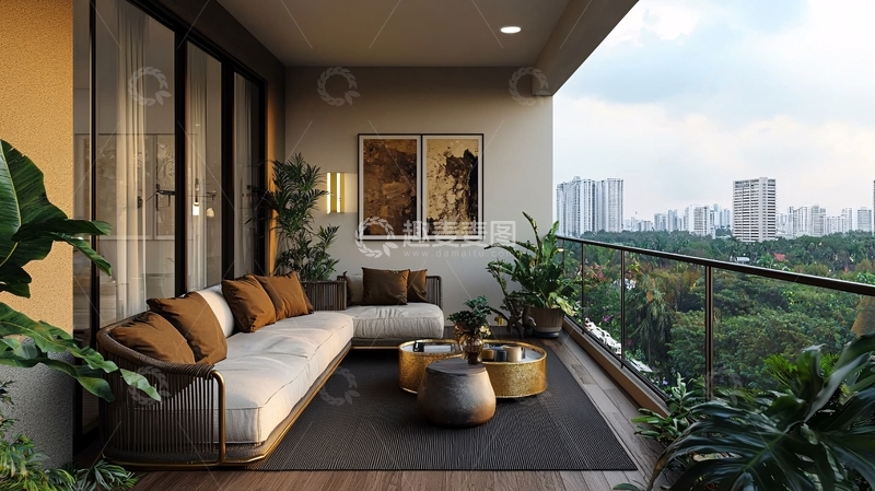 高清大图下载【趣麦麦图】阳台景观设计