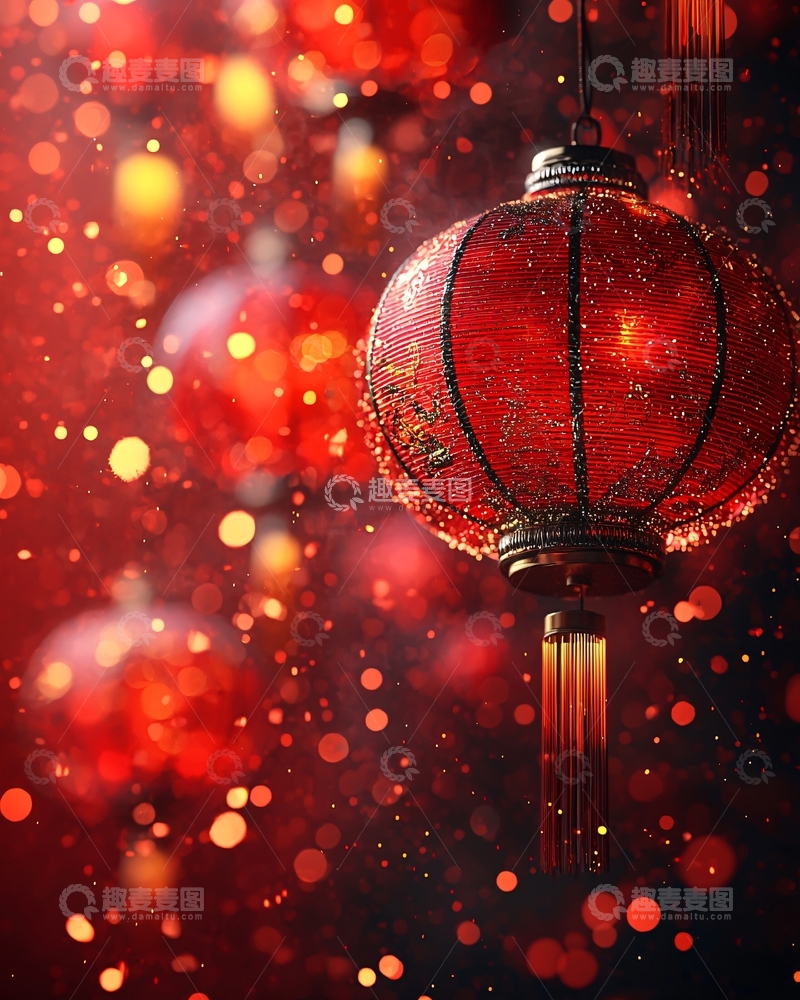 高清大图下载【趣麦麦图】红色灯笼