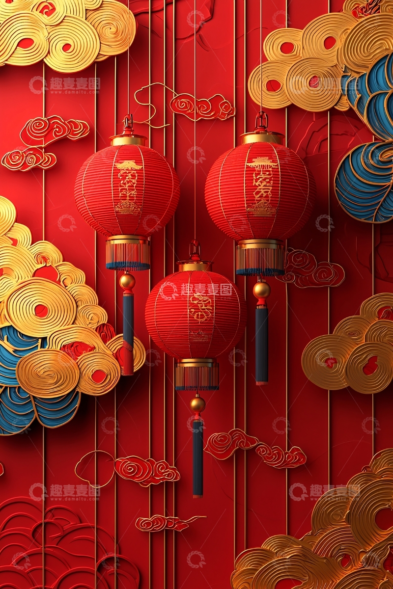 高清大图下载【趣麦麦图】红灯笼