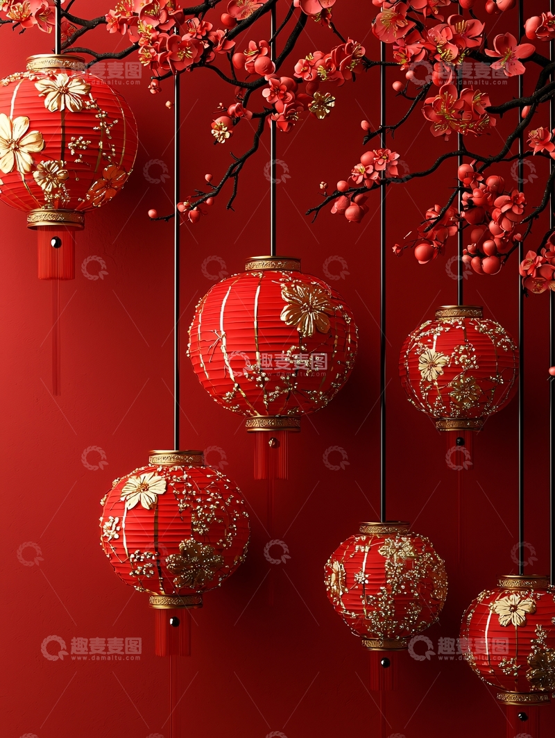 高清大图下载【趣麦麦图】红灯笼