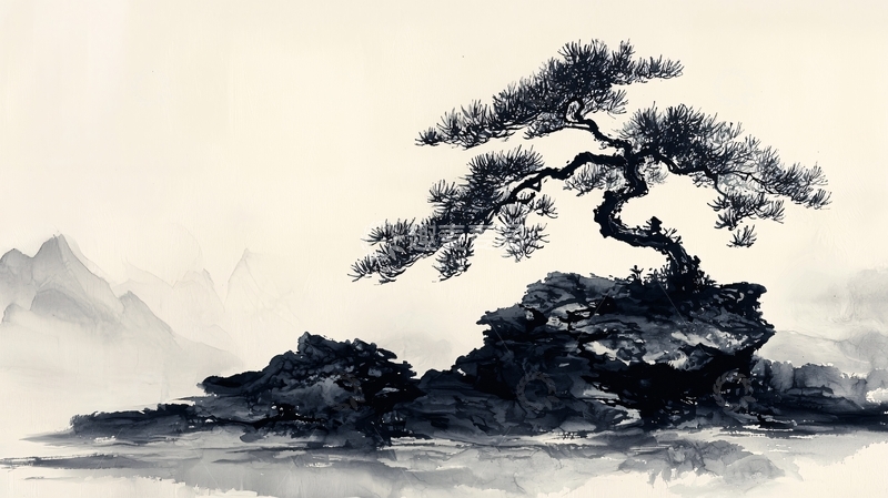 高清大图下载【趣麦麦图】水墨画