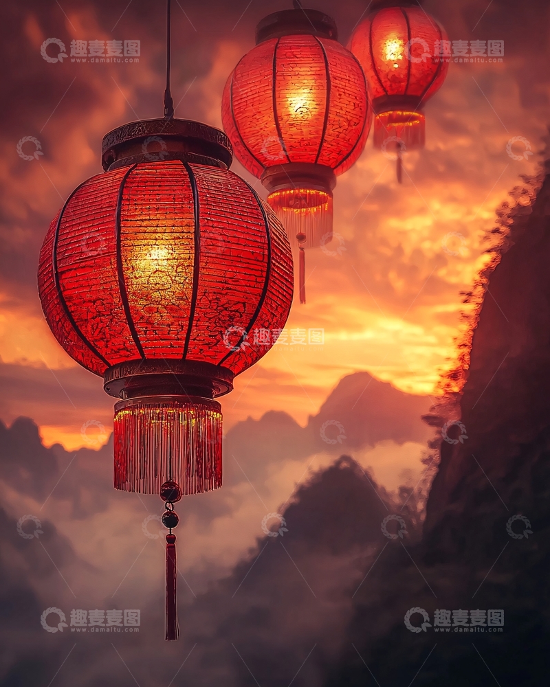 高清大图下载【趣麦麦图】红灯笼