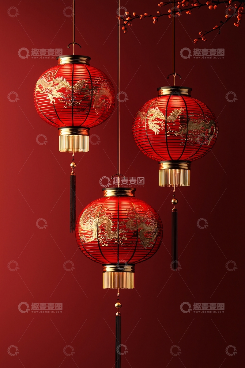 高清大图下载【趣麦麦图】红灯笼