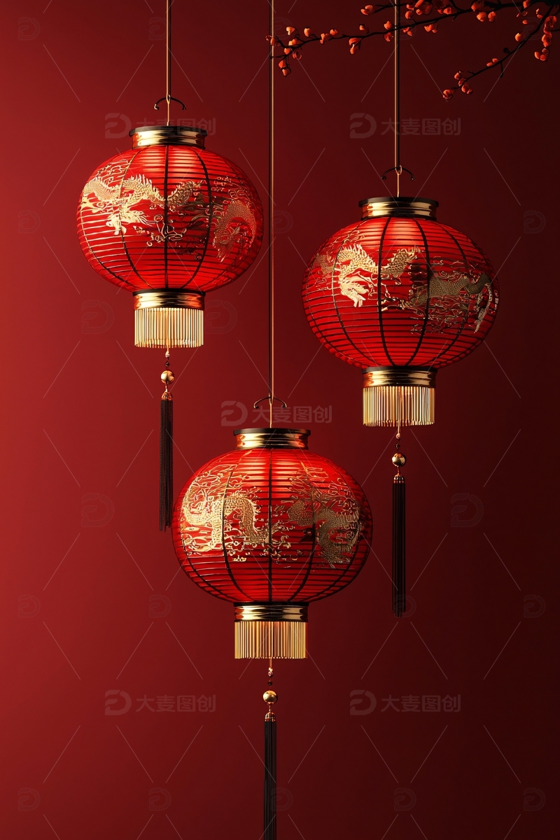 高清大图下载【趣麦麦图】红灯笼