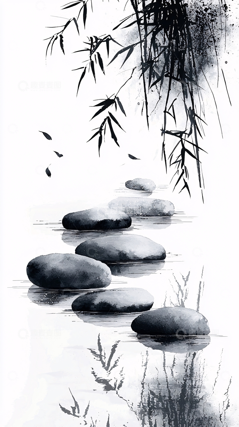 高清大图下载【趣麦麦图】水墨画