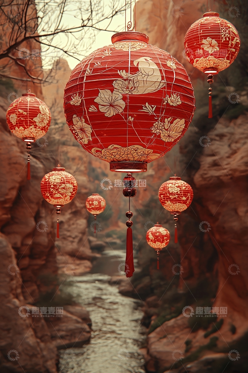高清大图下载【趣麦麦图】红灯笼
