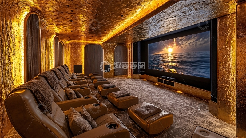 高清大图下载【趣麦麦图】奢华家庭影院