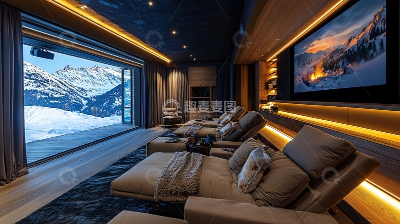 高清大图下载【趣麦麦图】高端家庭影院