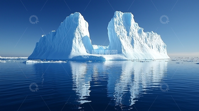 高清大图下载【趣麦麦图】冰山倒影4