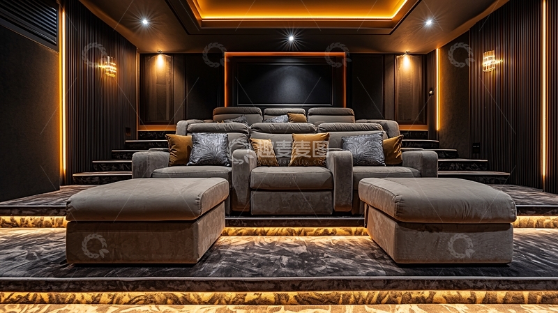 高清大图下载【趣麦麦图】高端私人家庭影院