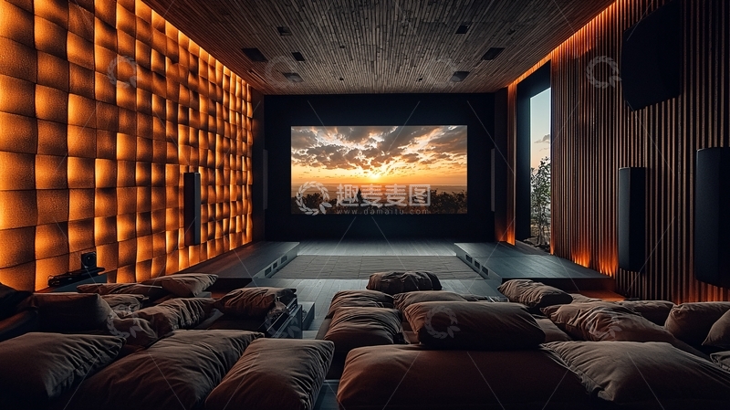 高清大图下载【趣麦麦图】高端家庭影院