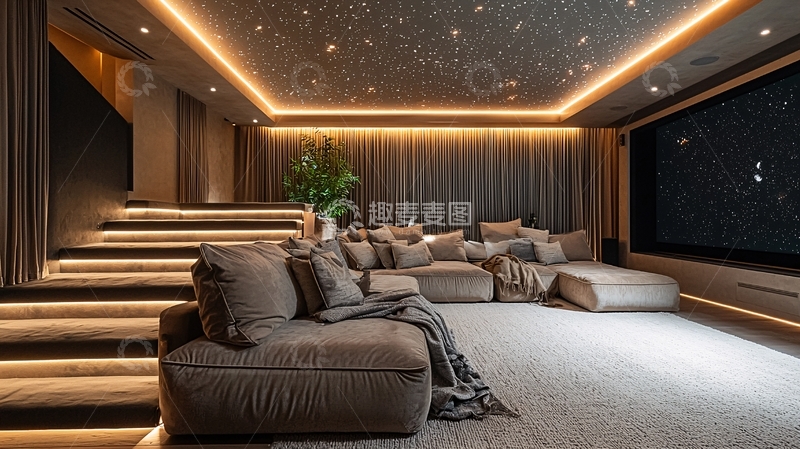高清大图下载【趣麦麦图】高端家庭影院