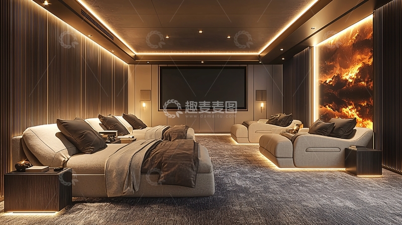 高清大图下载【趣麦麦图】高端私人影院