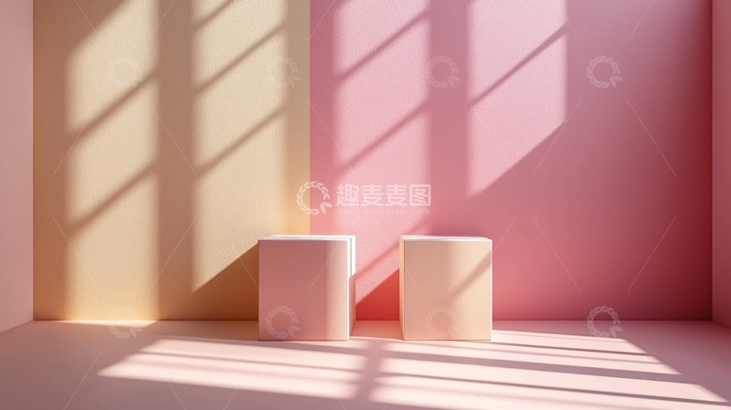 高清大图下载【趣麦麦图】粉色背景