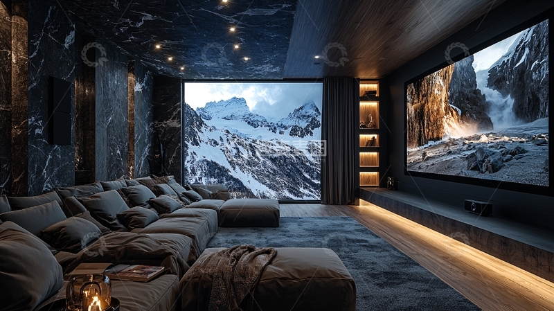 高清大图下载【趣麦麦图】高端家庭影院