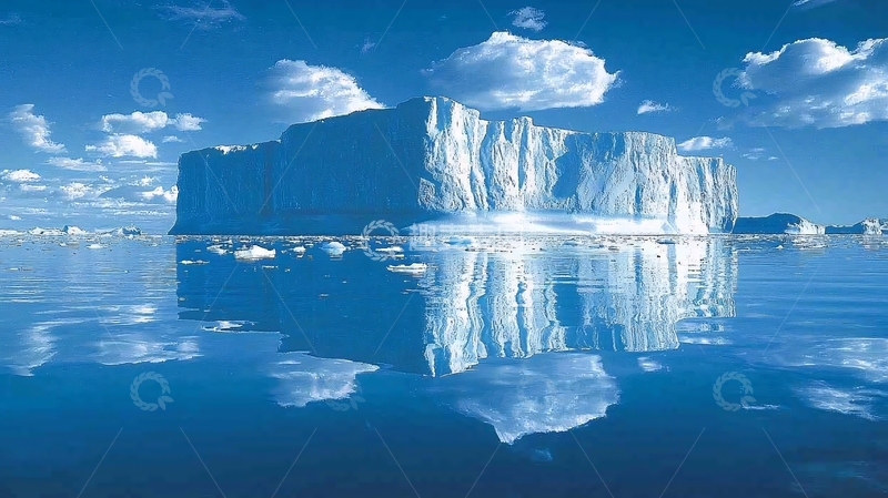 高清大图下载【趣麦麦图】冰山倒影2