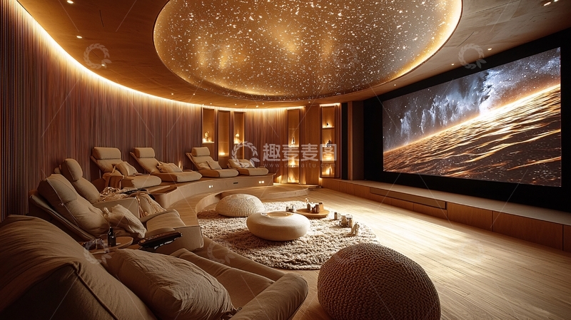高清大图下载【趣麦麦图】高端家庭影院