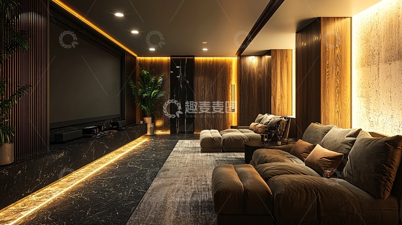 高清大图下载【趣麦麦图】高端家庭影院设计