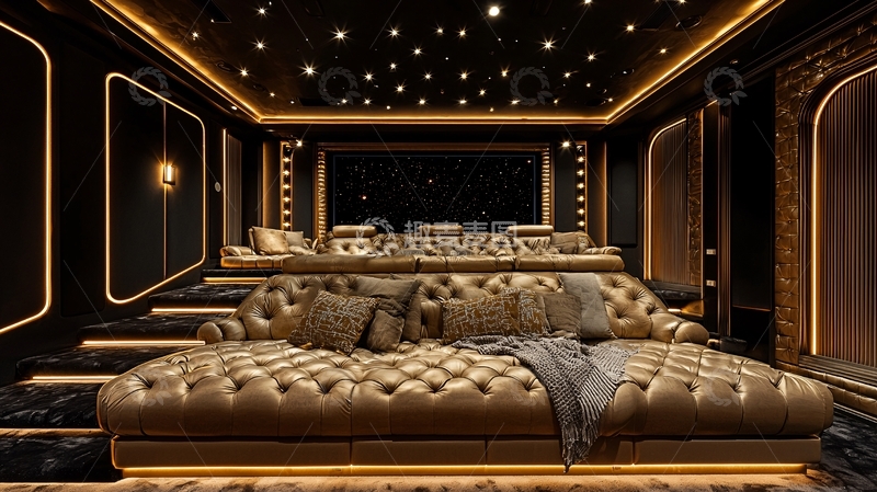 高清大图下载【趣麦麦图】奢华家庭影院